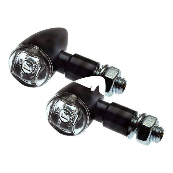 PB2 LED turn signals black, clear lens