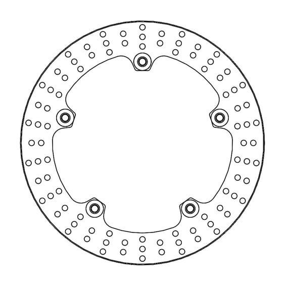 Halo series fixed rivited brake rotor