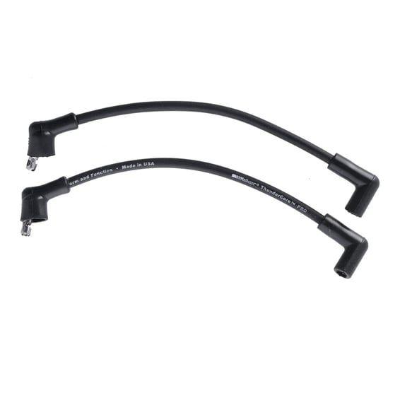 CVP, ThunderCore Pro spark plug wire set. Black