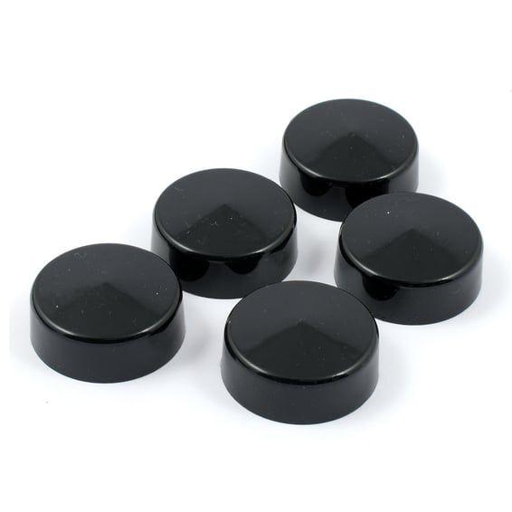 Smoothtopps, push-on bolt cover set. Black