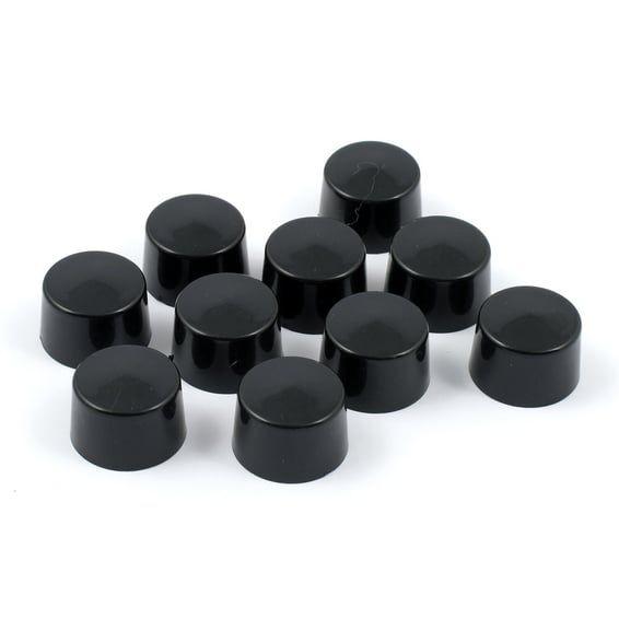 Smoothtopps, push-on bolt cover set. Black