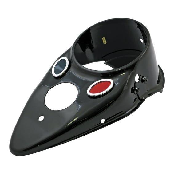 36-46 style Cat Eye dash cover. gloss black