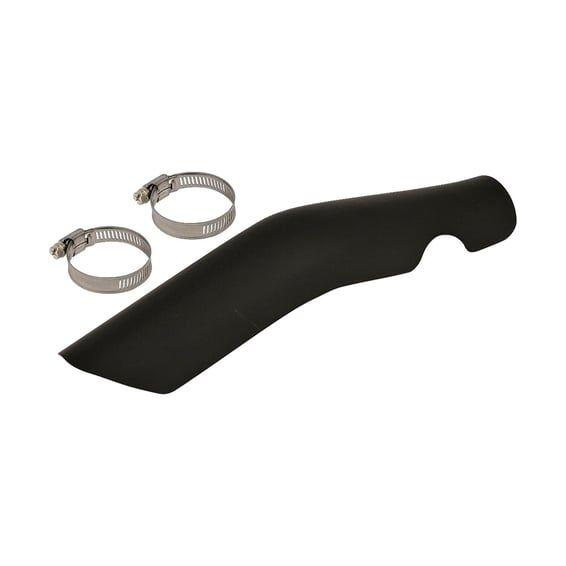 FL 2-1 exhaust rear header heatshield black