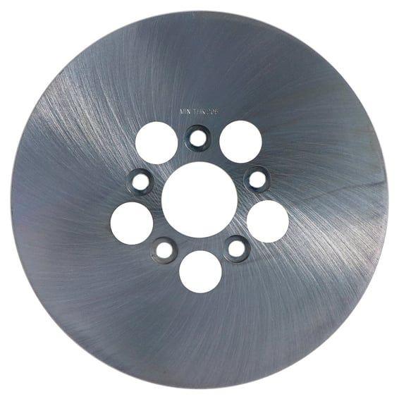 Brake rotor undrilled, rear. 10"