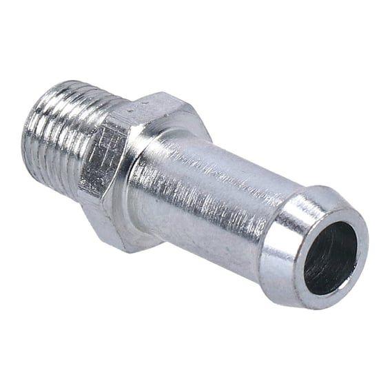 oil line fitting, straight. Zinc