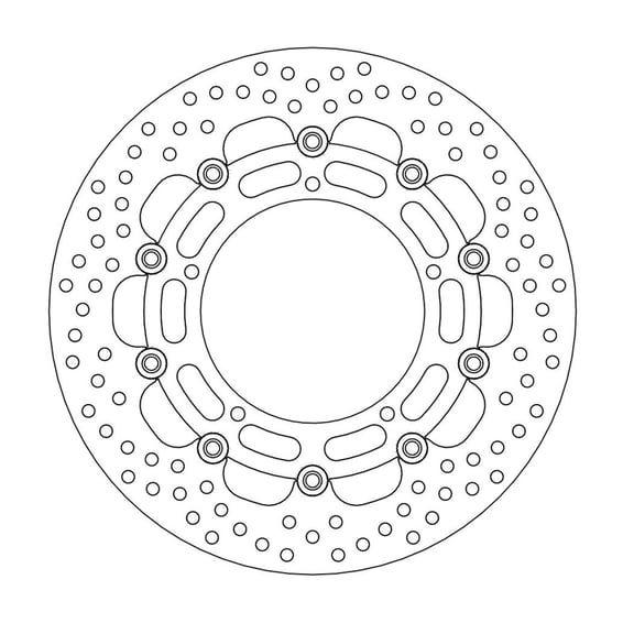 Halo series floating brake rotor