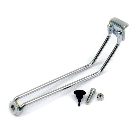 Kick stand extension tab kit. Chrome
