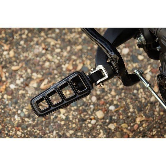 Splined footpeg adapters satin black