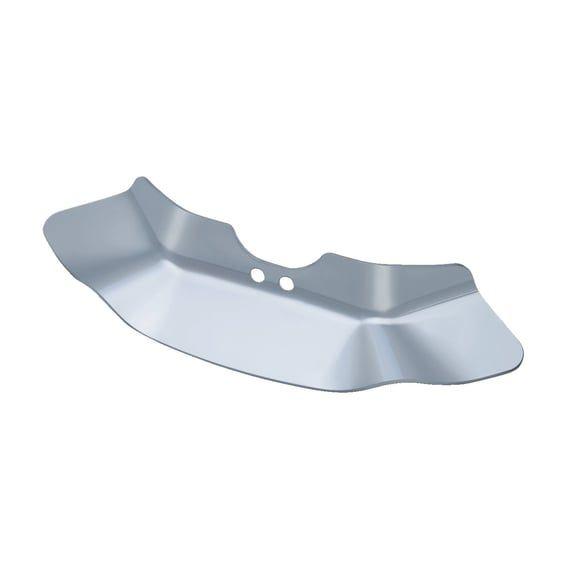 Lower triple tree wind deflector chrome