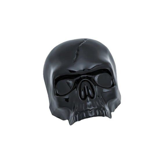 Skull horn cover. Black