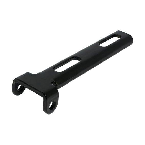 Universal solo seat hinge, square mount. Black