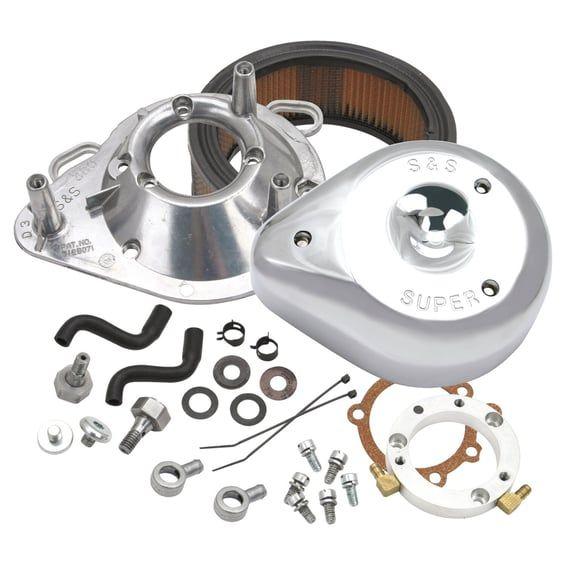 teardrop air cleaner assembly. Chrome