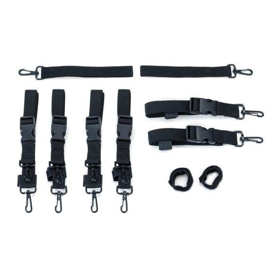 Premium luggage strap kit