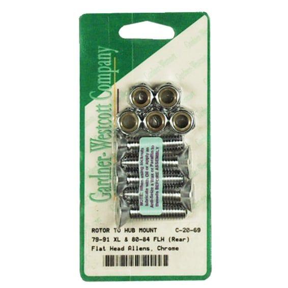 Brake rotor bolt kit, tapered