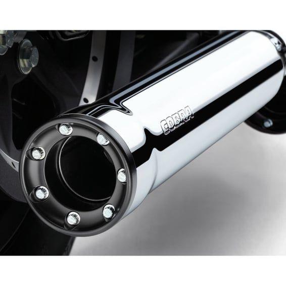 3" RPT Race Pro slip-on mufflers. Chrome