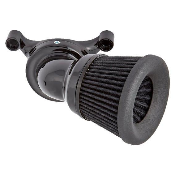 M8 Velocity 65° air cleaner kit. Black
