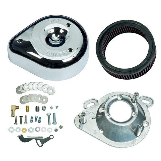 teardrop air cleaner assembly. Chrome