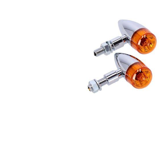 Midi bullet turn signals. Chrome