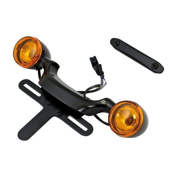 Bullet turn signal bar & license plate relocation kit