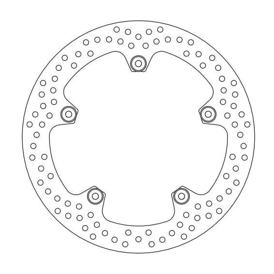 Halo series fixed rivited brake rotor