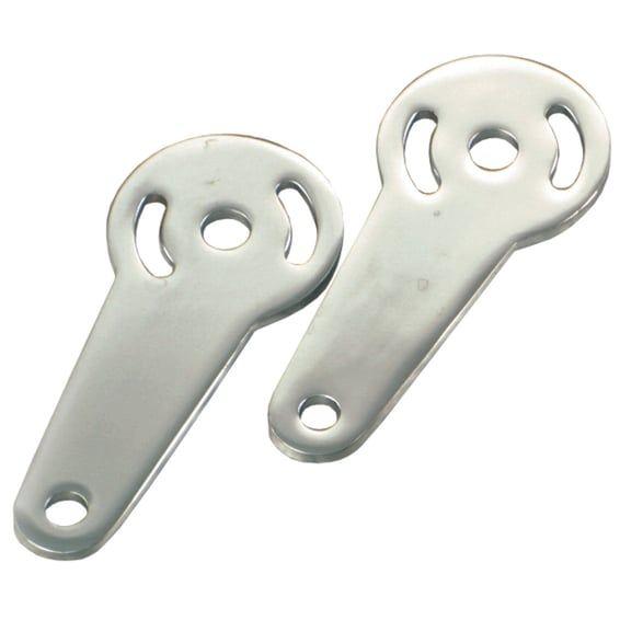 FL turn signal bracket set. Chrome