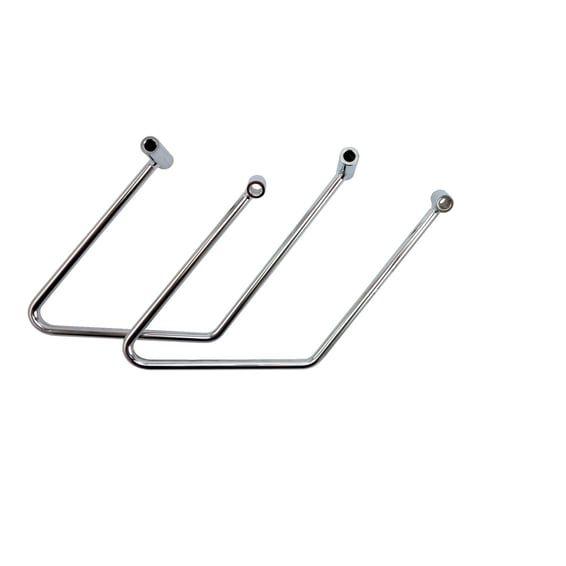 Saddlebag support kit. Chrome
