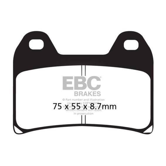 Organic brake pads