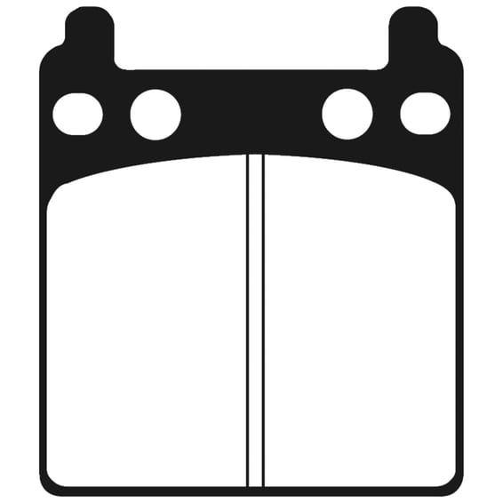 Organic brake pads