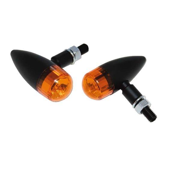 Midi bullet turn signal set. Black