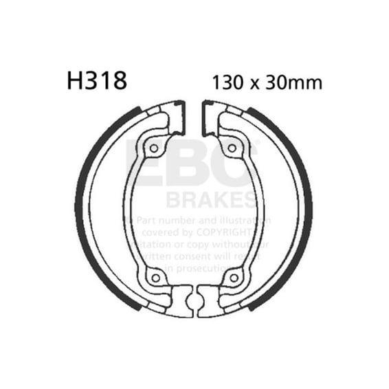 grooved brake shoes
