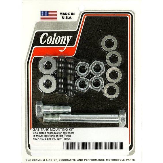 . 37-75 gas tank mount kit. Zinc
