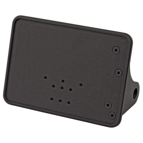 side mount license plate bracket. Black