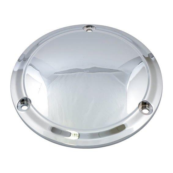 Derby cover, stepped. Chrome