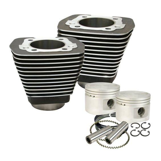 80"/1340cc cylinder & piston kit. Black
