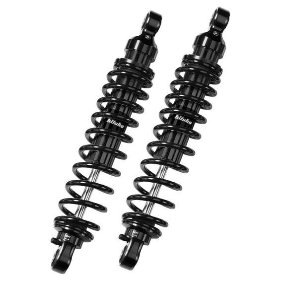 WME dual shock absorber set. Black. 341mm