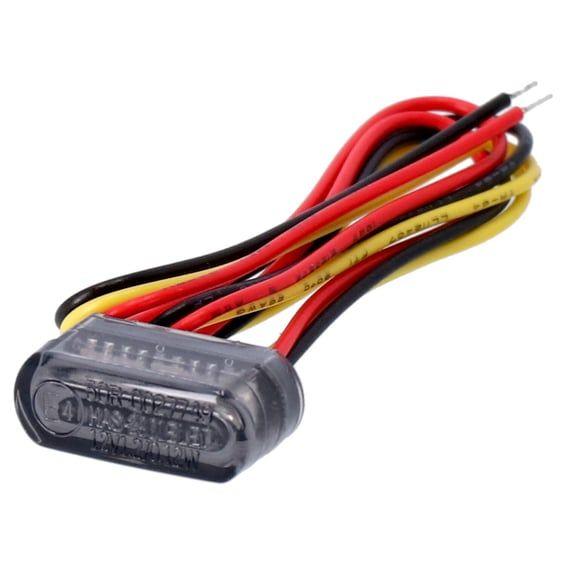 Fastline LED light, taillight with brake light. Smoke lens