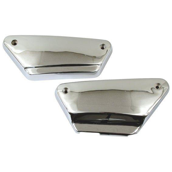 Side cover set. Chrome