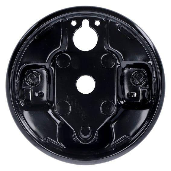 Rear hydraulic brake backing plate, black