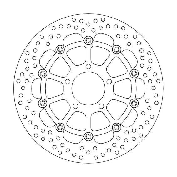 Halo series floating brake rotor