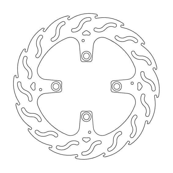 Flame series brake rotor