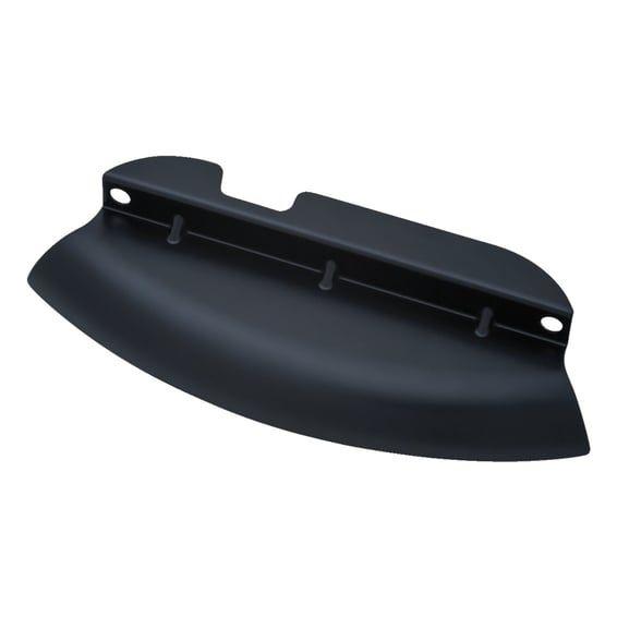 Lower triple tree wind deflector. Satin black
