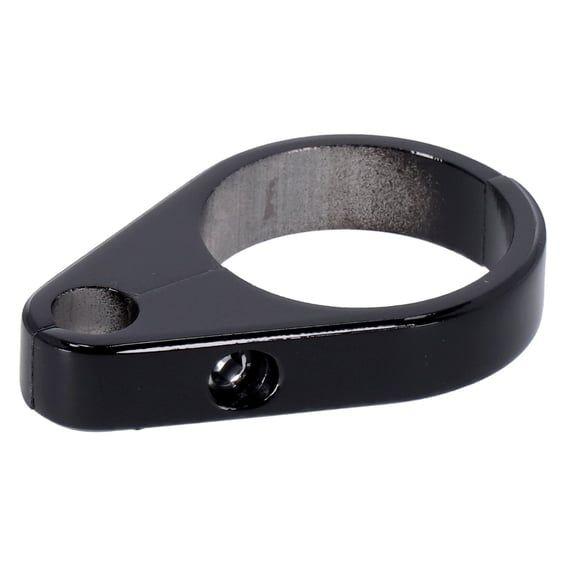 2-piece frame cable clamp. Clutch. Black