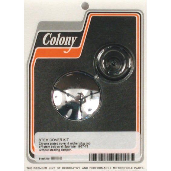 fork stem bolt kit. Chrome
