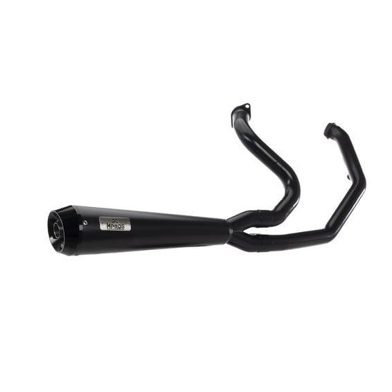 6-sp TC Touring 2-1 exhaust. SS Black. Euro 3