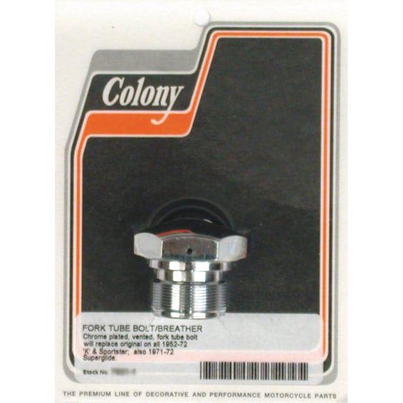 35mm fork tube cap bolt. Chrome