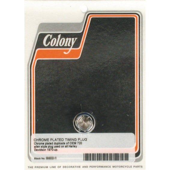 timing plug. OEM style allen. Chrome