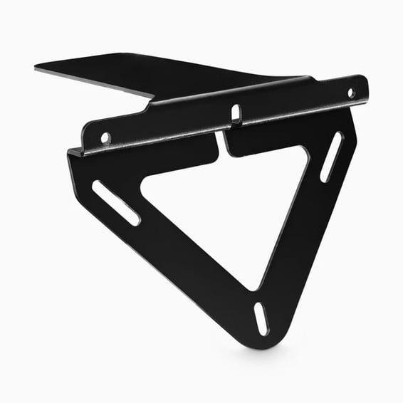 Mo.rear license plate holder. Black