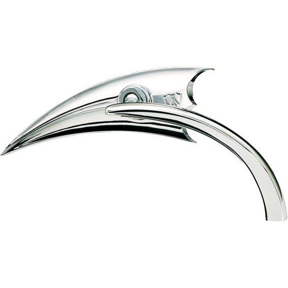 Scoop chrome mirror, right