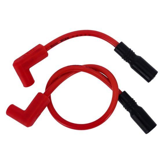 8mm Ferro Spiral core spark plug wire set. Red