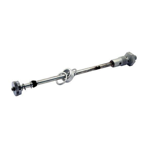 Early style gas valve set. Chrome knob